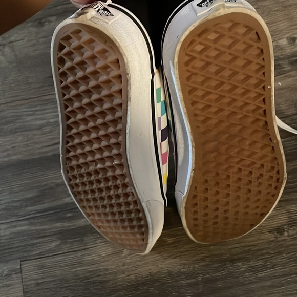 Multicolor Grid Vans - Picture 4 of 5